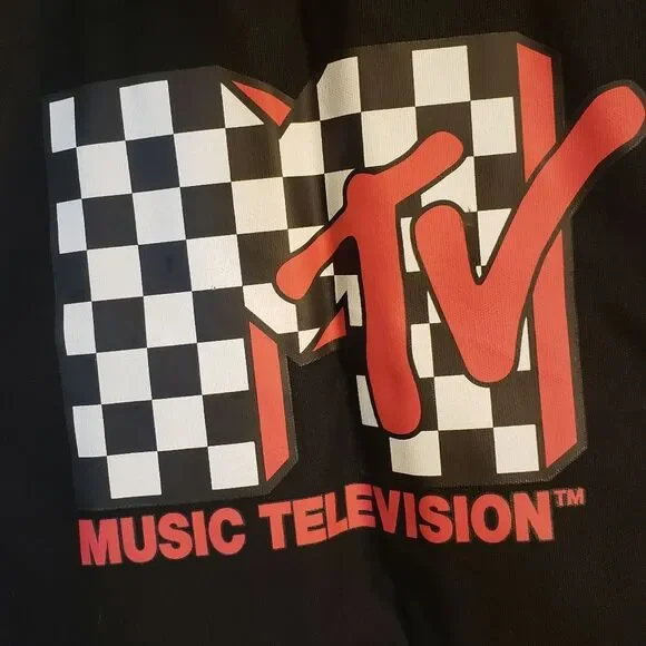 MTV GRAPHIC BLACK CHECKERED TOTE - Picture 4 of 4